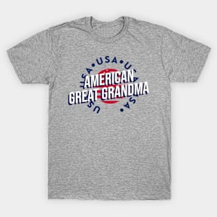 The American Great Grandma - 4th of July T-Shirt